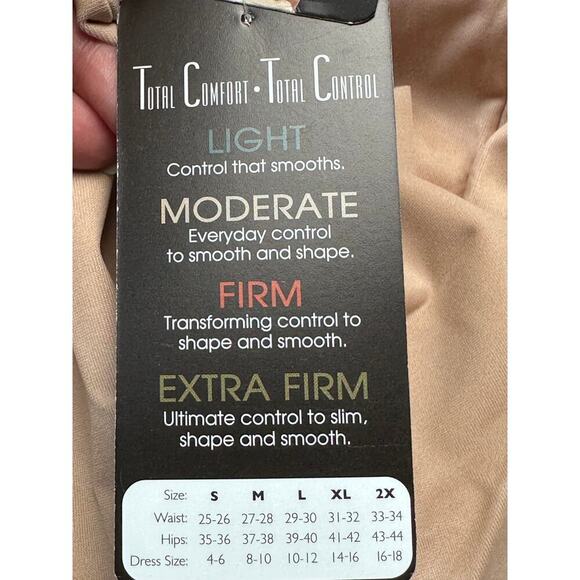 TC Fine Intimates Beige Firm Control Hi-Waist Half Slip Size XL NWT - Picture 8 of 9